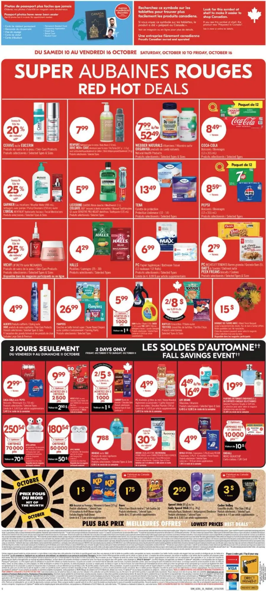 Page 1 de la circulaire Pharmaprix