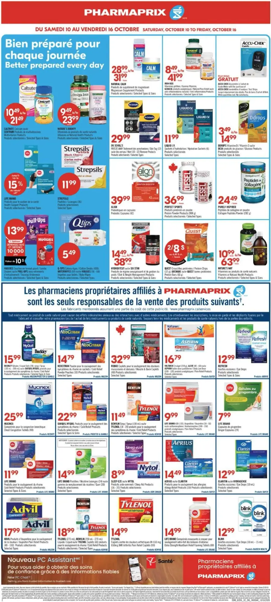 Page 4 de la circulaire Pharmaprix