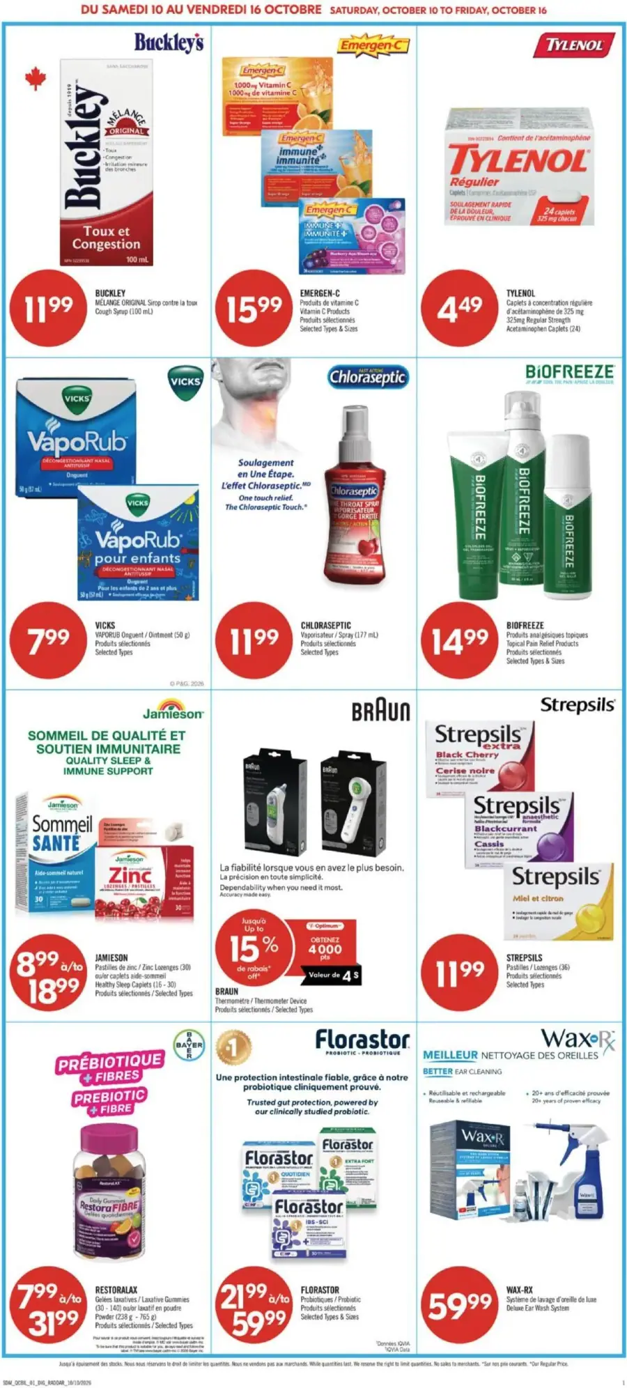 Page 14 de la circulaire Pharmaprix