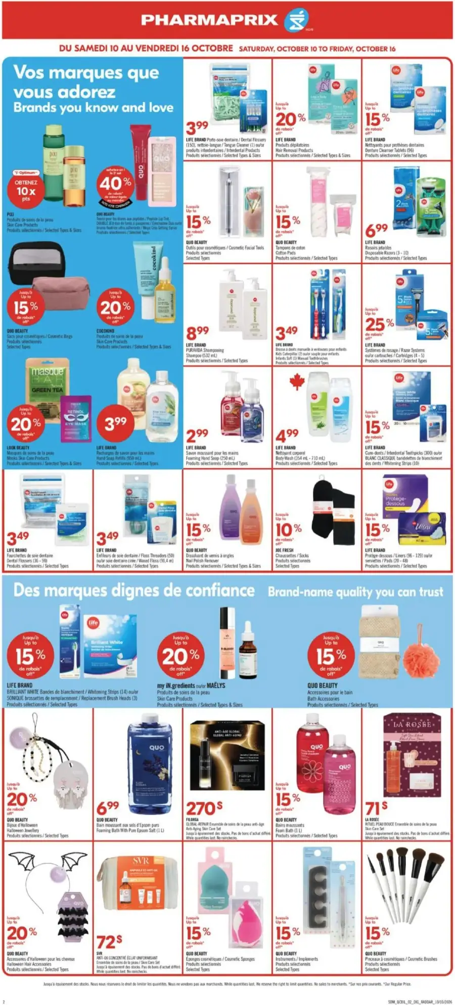Page 17 de la circulaire Pharmaprix