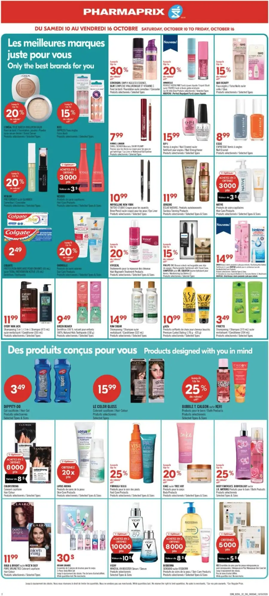 Page 19 de la circulaire Pharmaprix