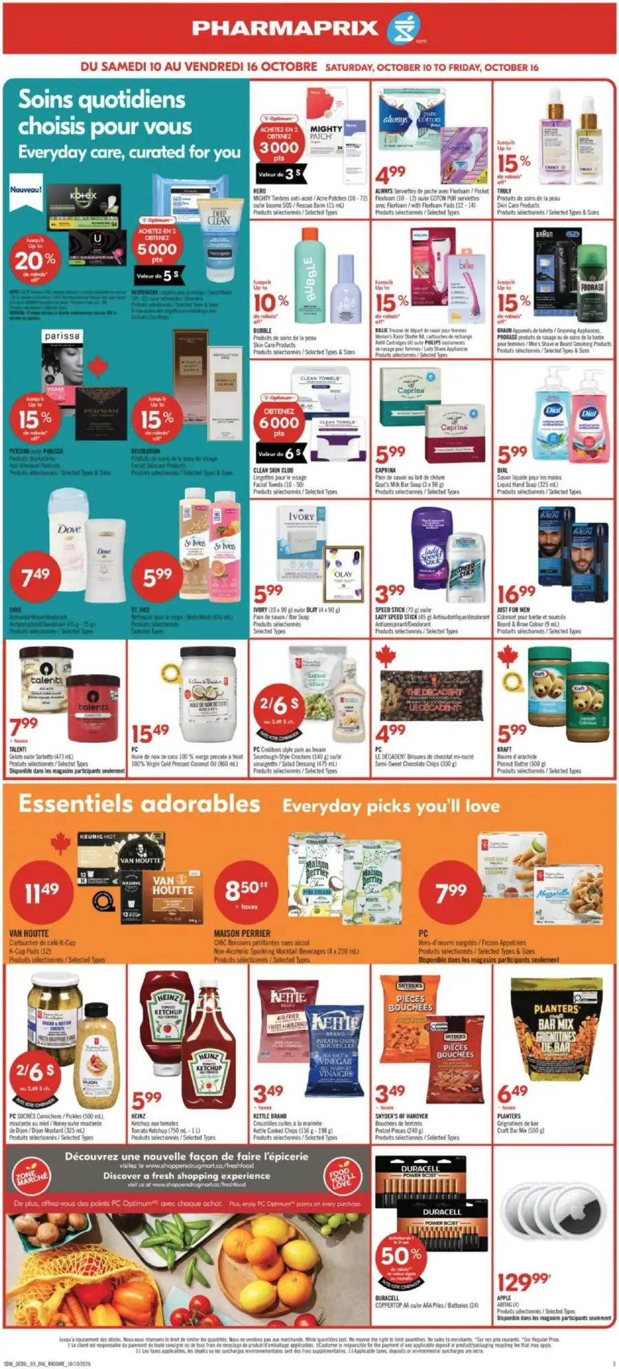 Page 20 de la circulaire Pharmaprix