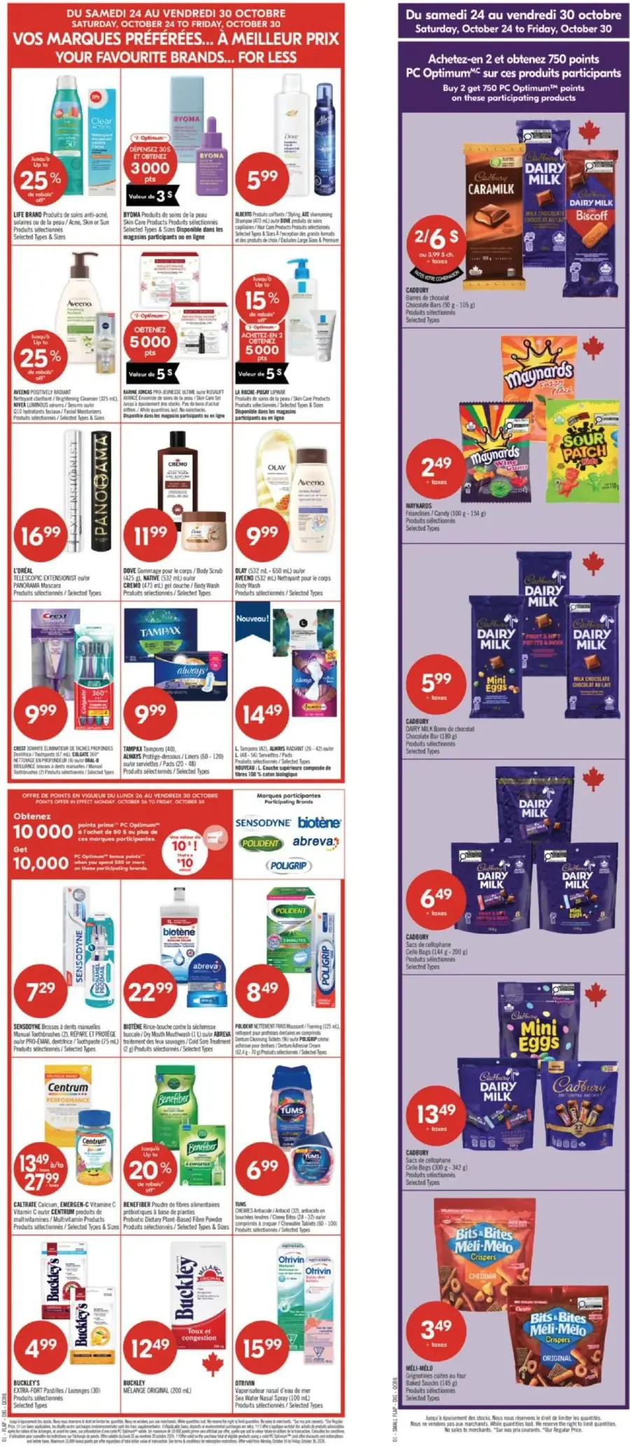 Page 3 de la circulaire Pharmaprix