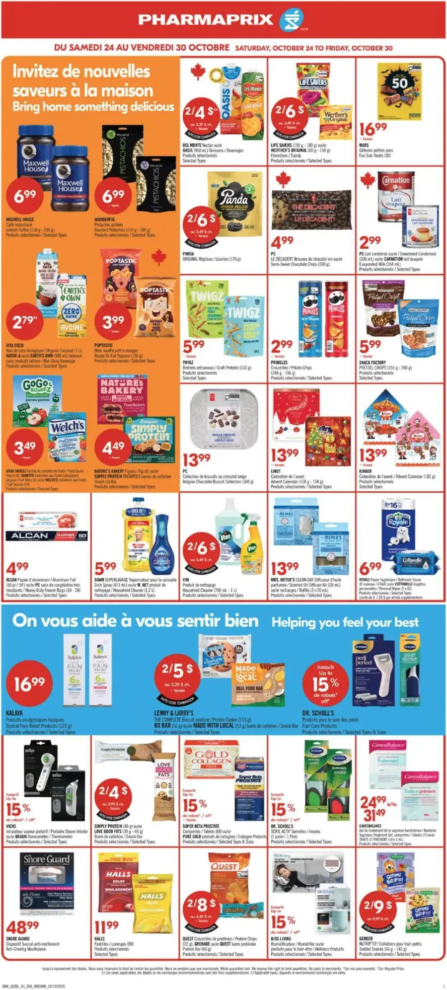 Page 15 de la circulaire Pharmaprix