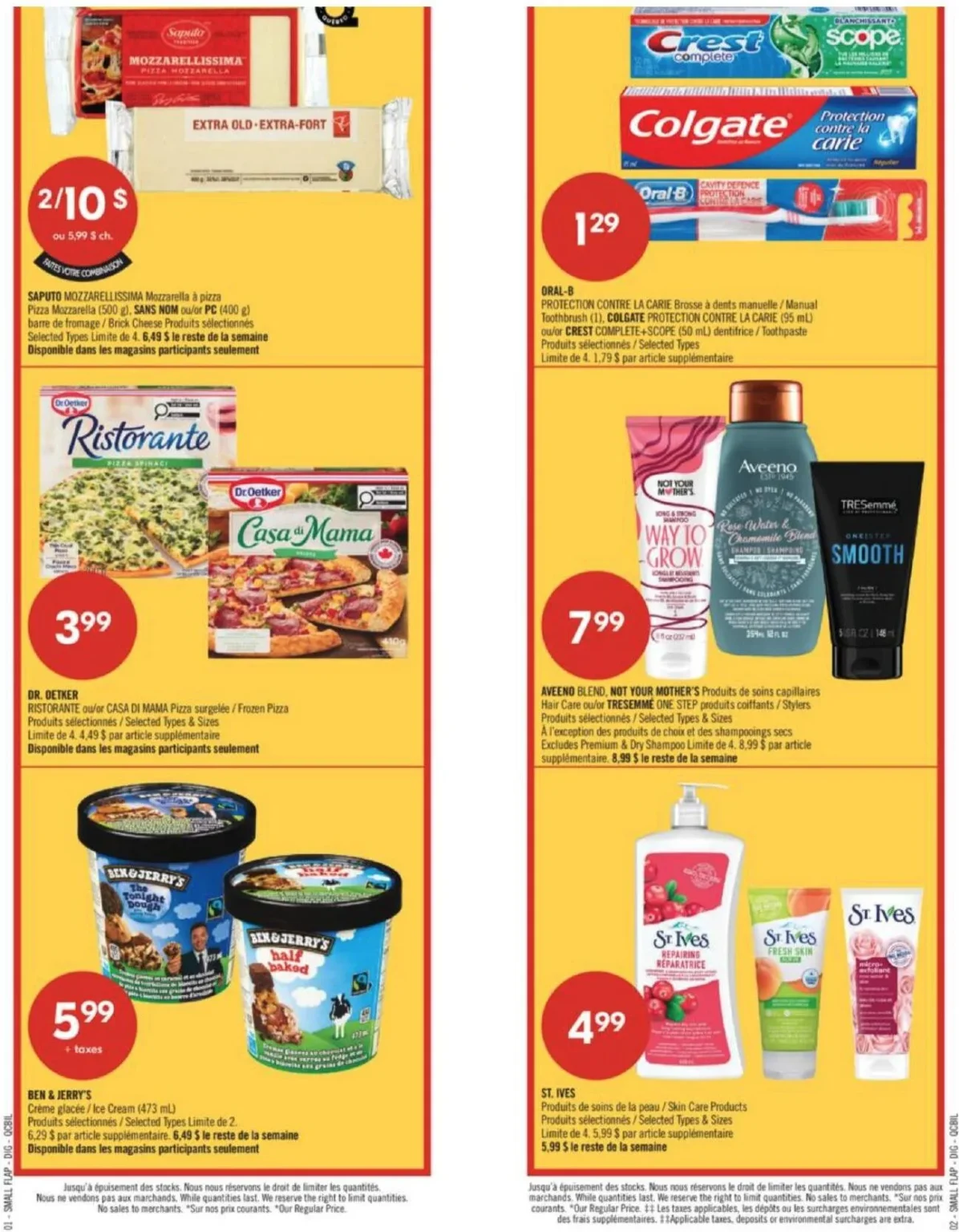 Page 2 de la circulaire Pharmaprix