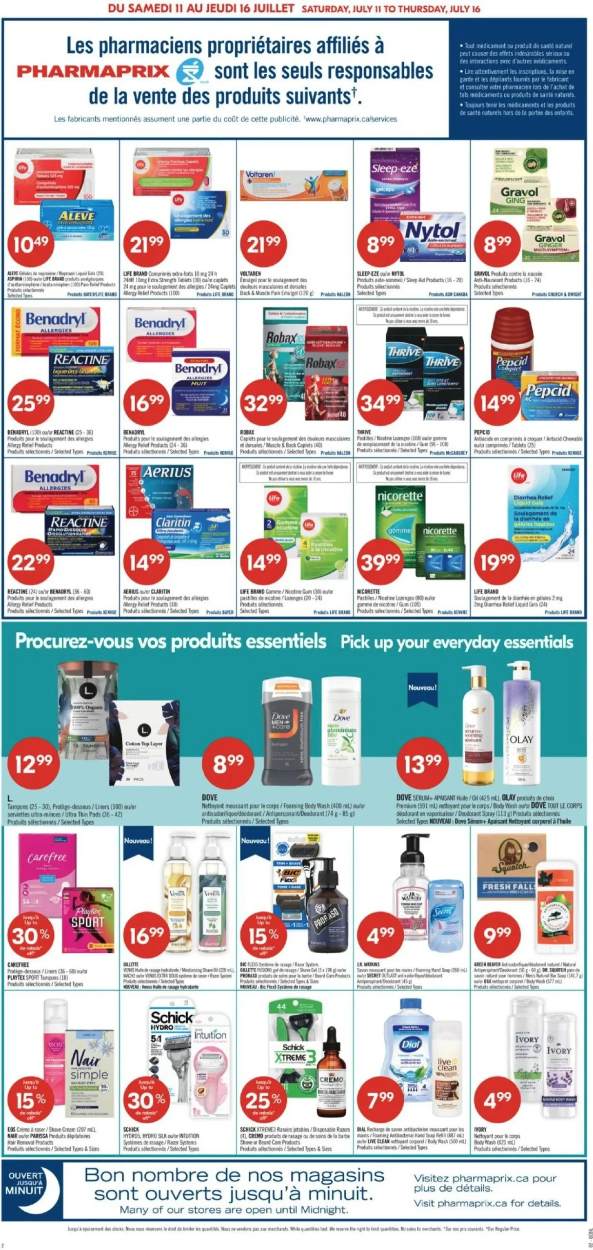 Page 4 de la circulaire Pharmaprix