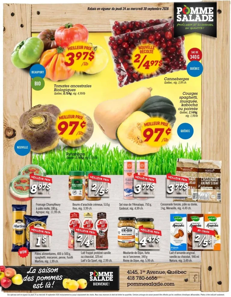 Page 2 de la circulaire Pomme Salade