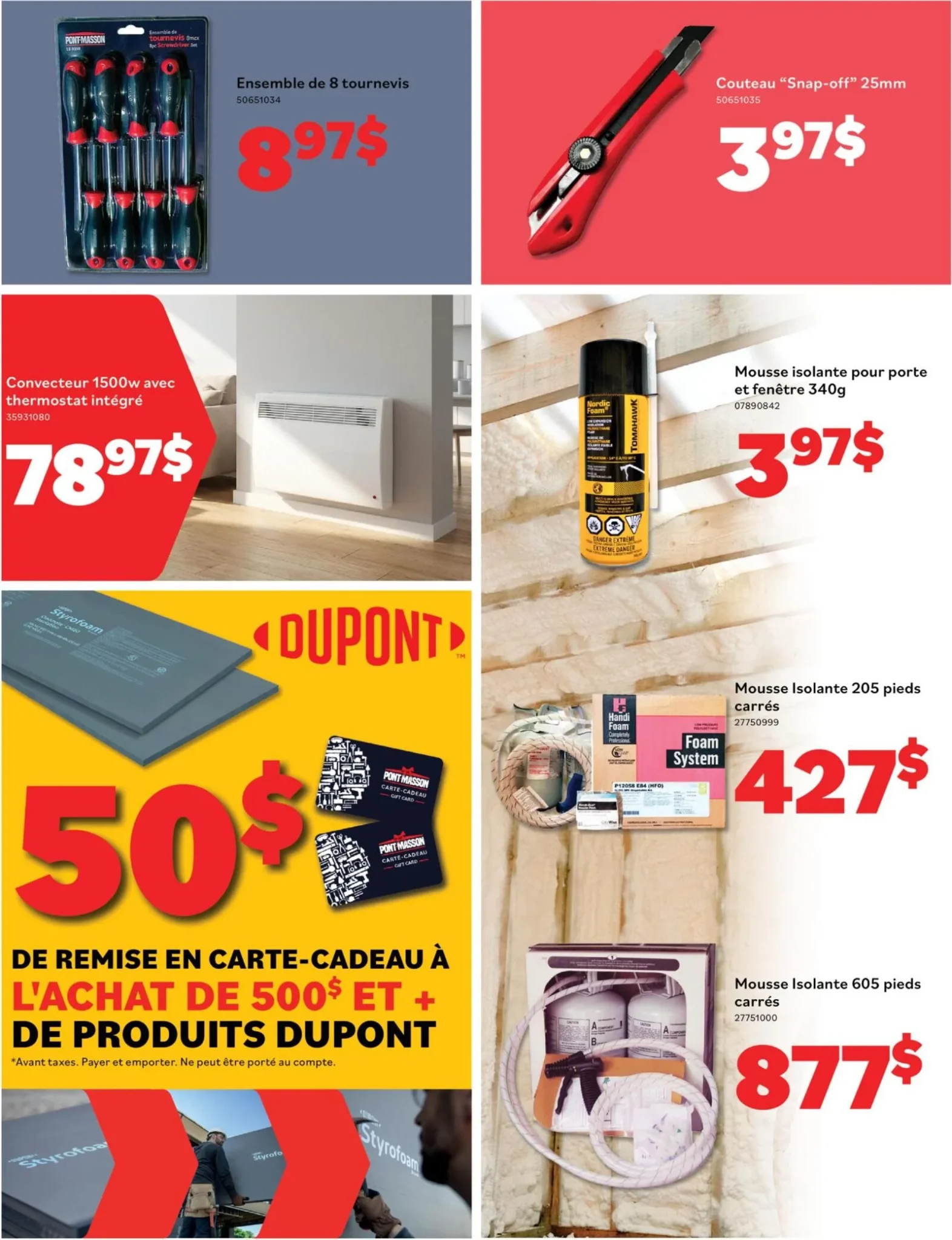 Page 4 de la circulaire Pont-Masson