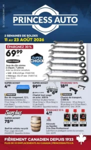 Page 1 de la circulaire Princess Auto