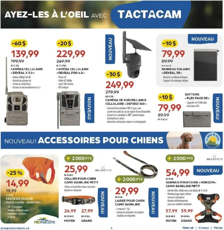 Page 4 de la circulaire Pronature