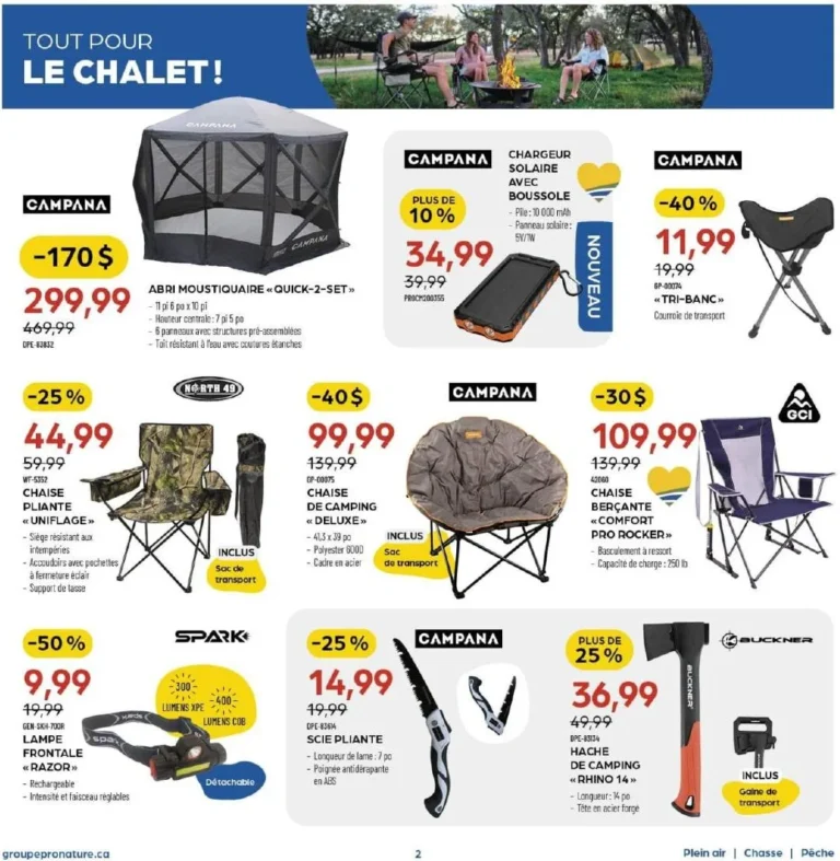 Page 2 de la circulaire Pronature
