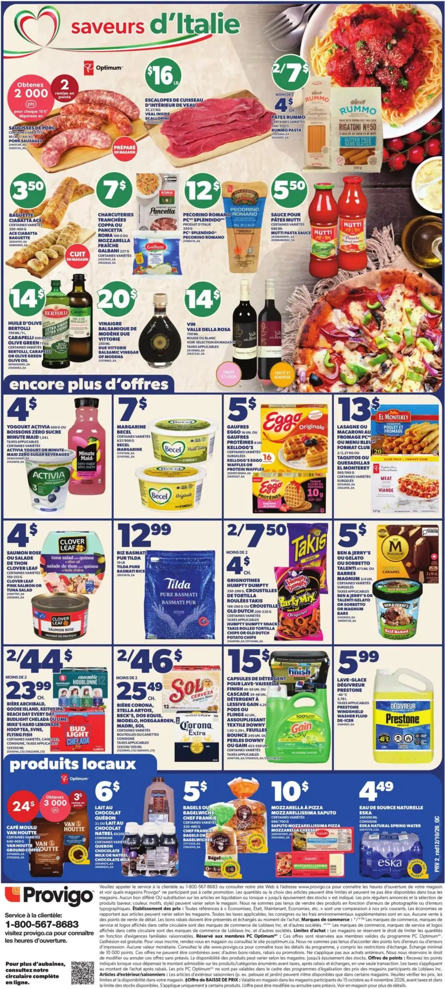 Page 2 de la circulaire Provigo