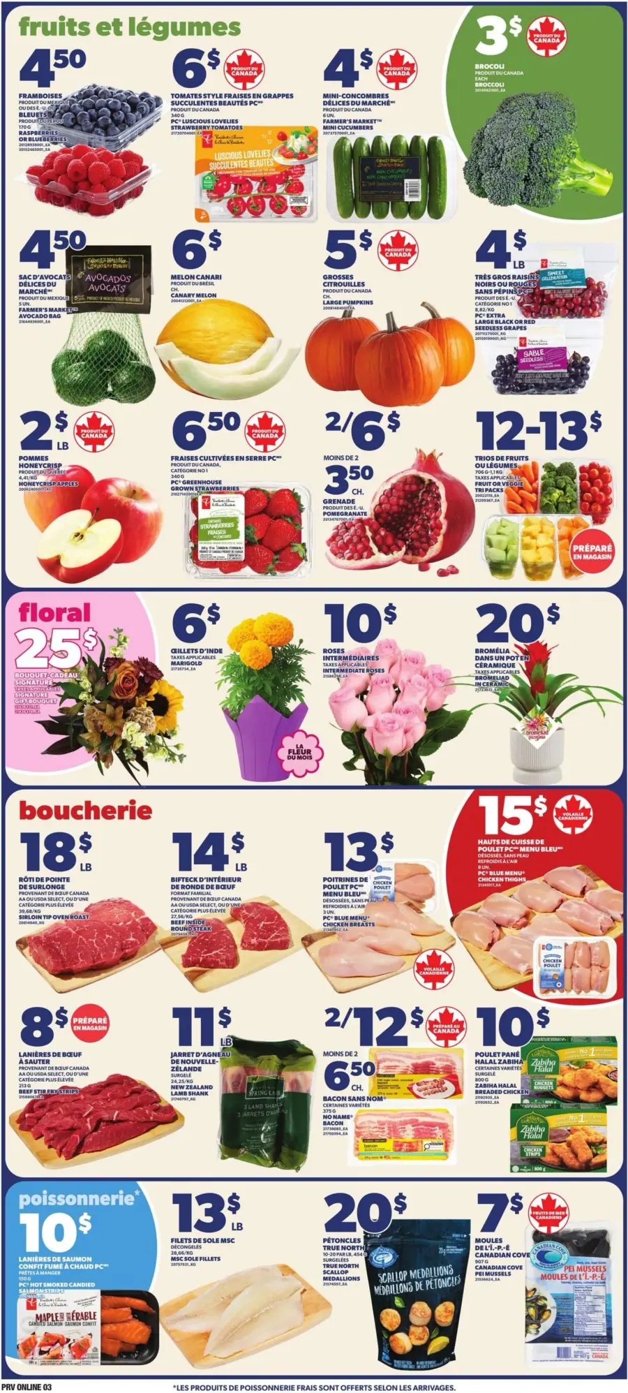 Page 3 de la circulaire Provigo
