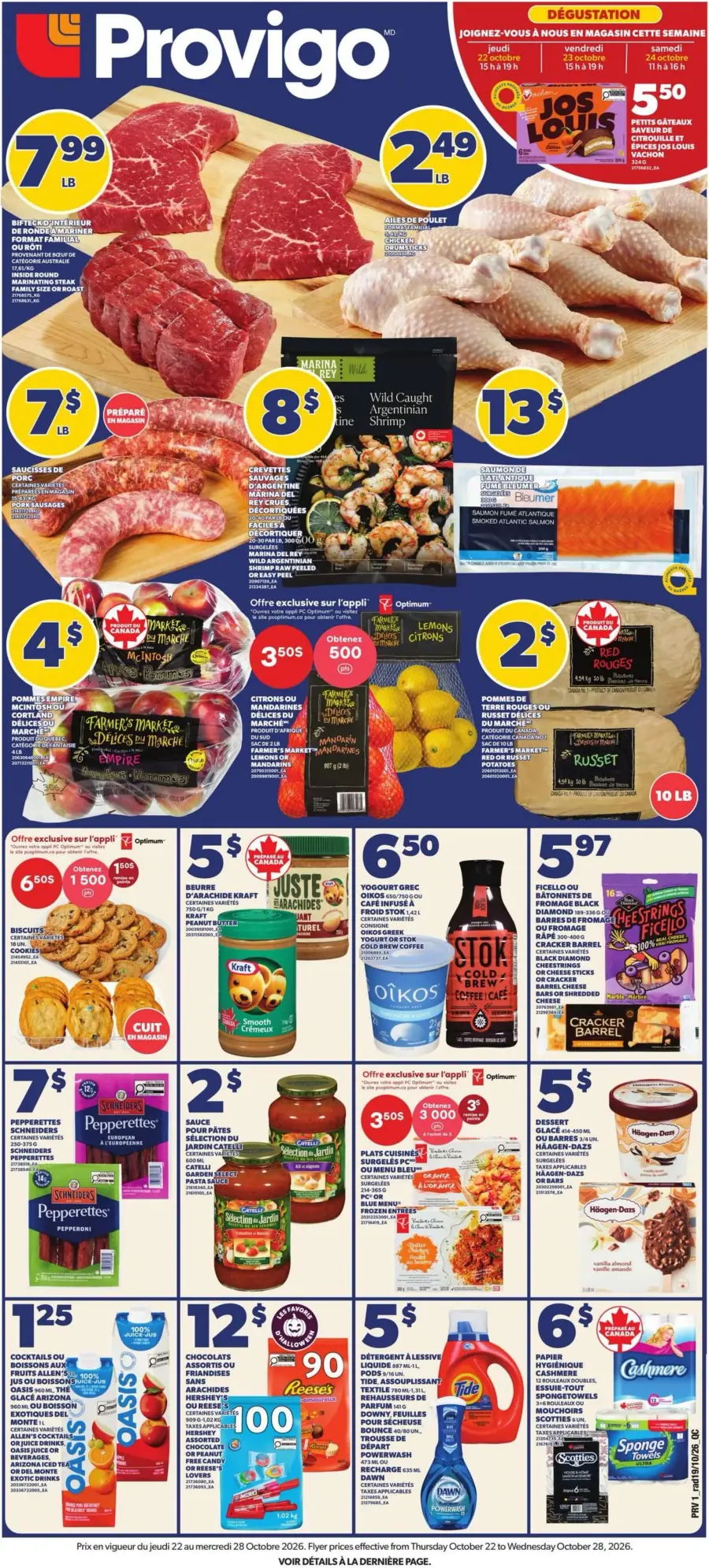 Page 1 de la circulaire Provigo