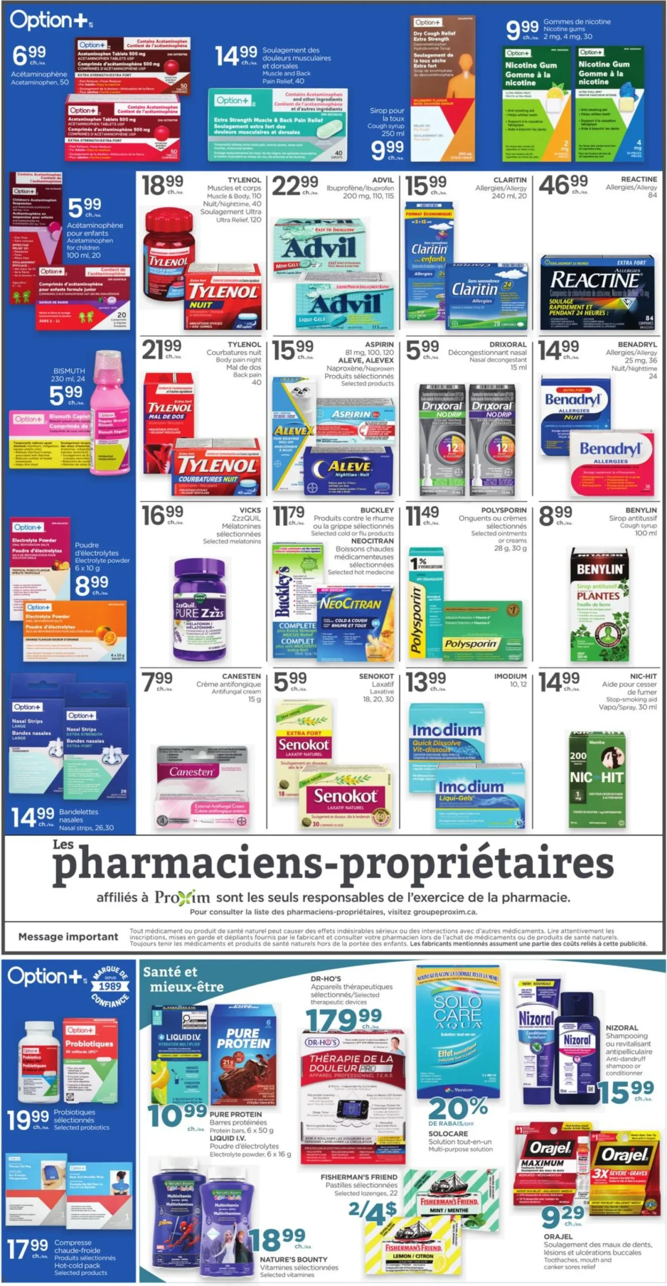 Page 3 de la circulaire Proxim