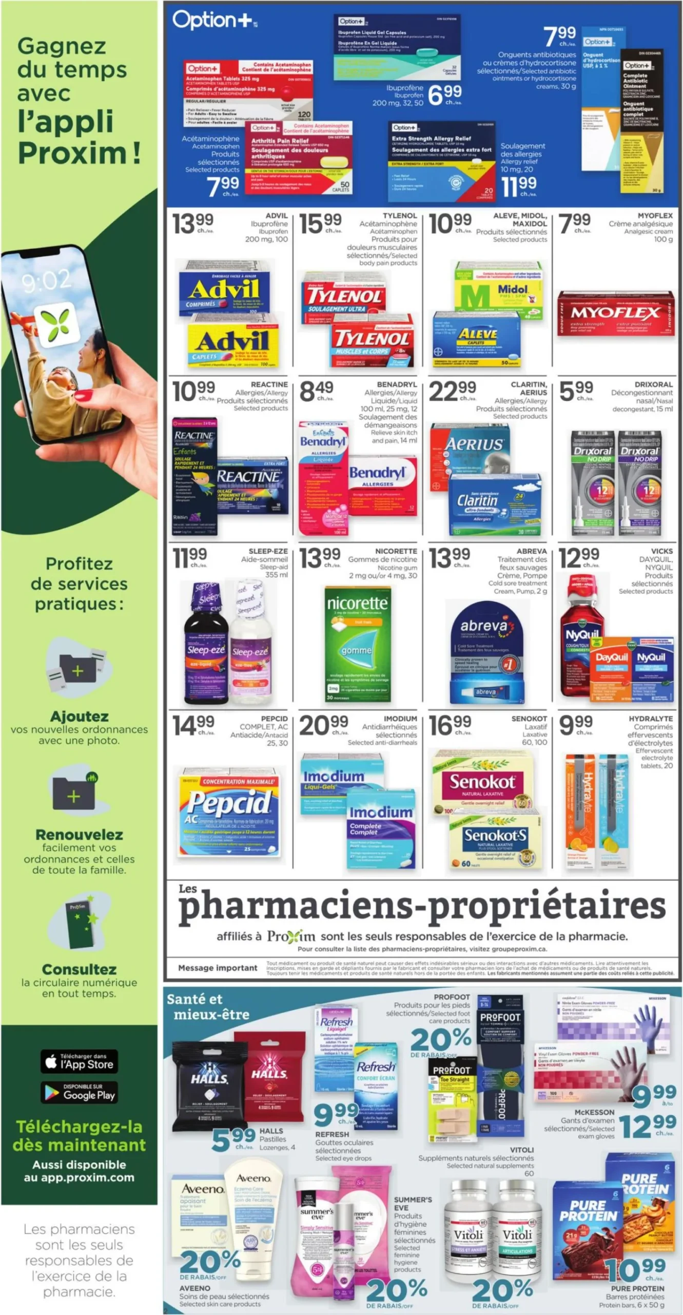 Page 3 de la circulaire Proxim