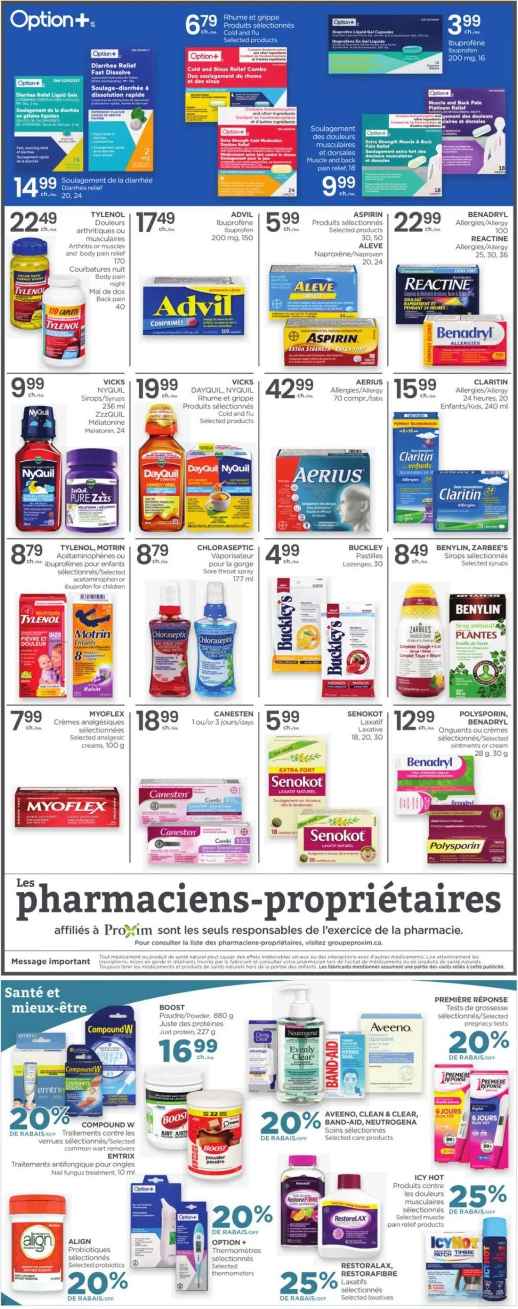 Page 3 de la circulaire Proxim