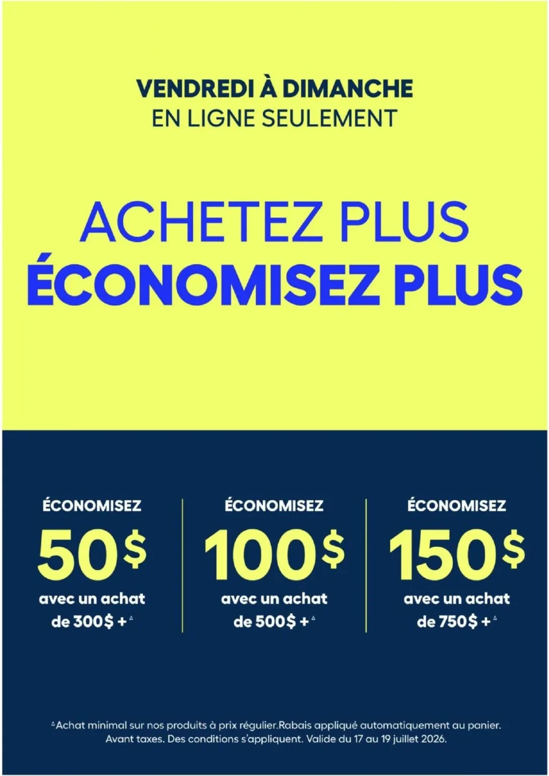 Page 1 de la circulaire Rona