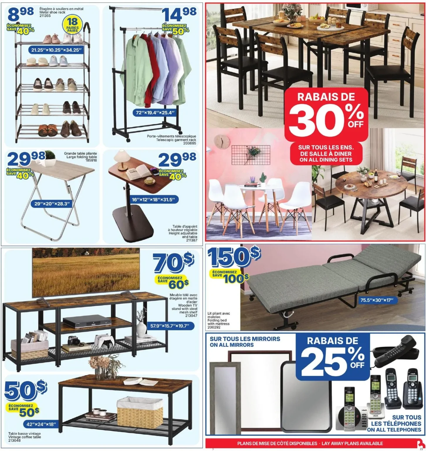 Page 5 de la circulaire Rossy