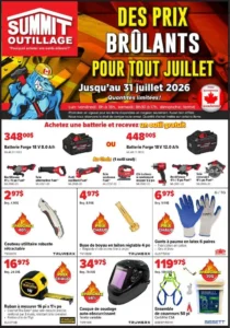 Page 1 de la circulaire Summit Outillage