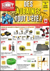 Page 1 de la circulaire Summit Outillage