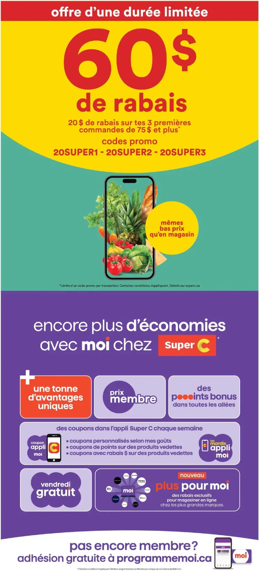 Page 18 de la circulaire Super C