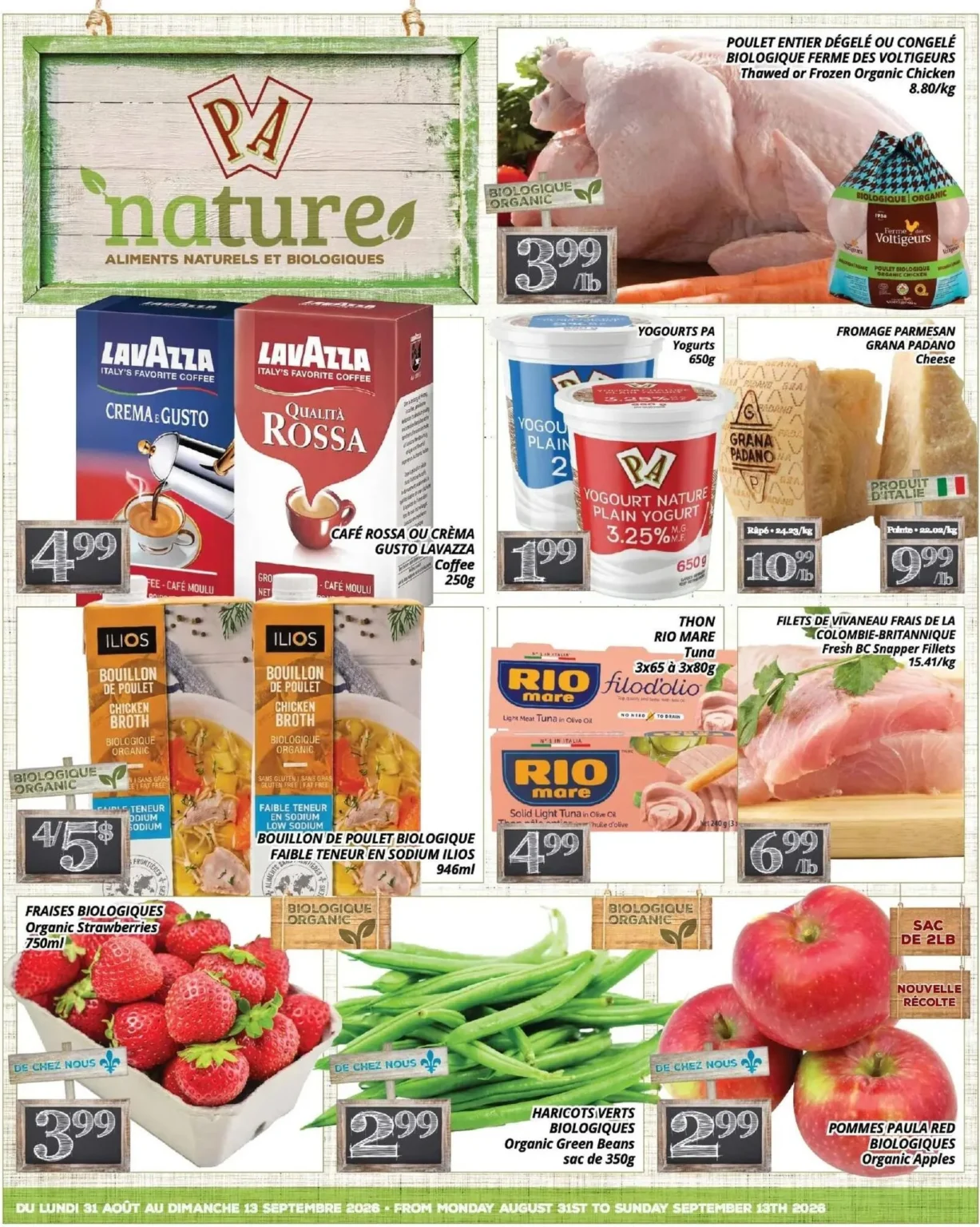 Page 1 de la circulaire Supermarché PA Nature
