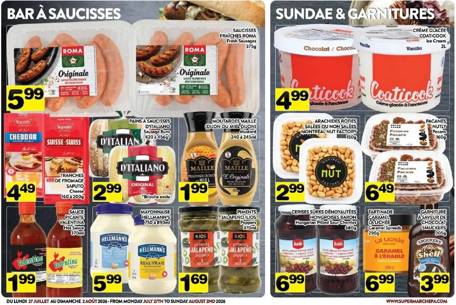 Page 3 de la circulaire Supermarché PA