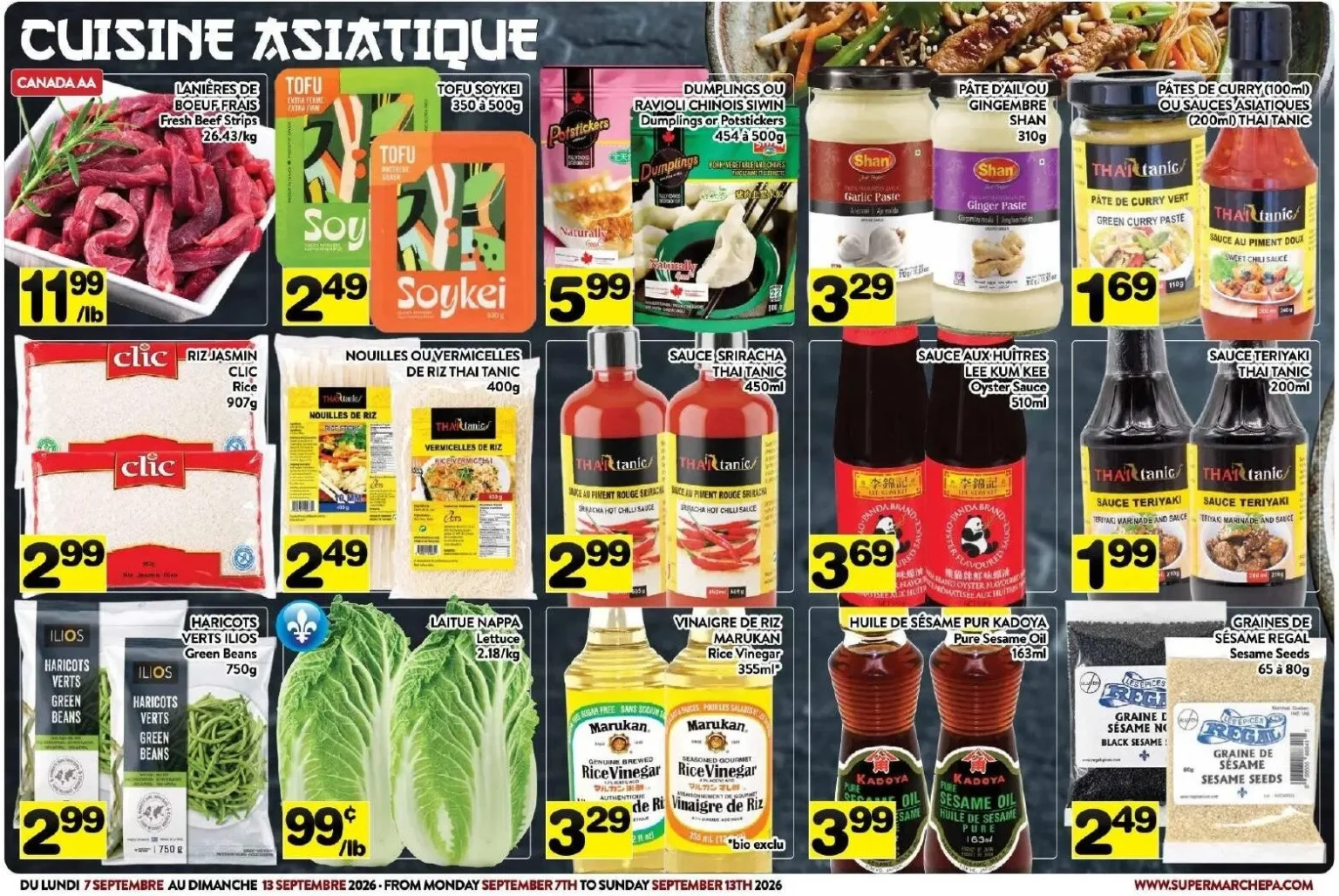 Page 3 de la circulaire Supermarché PA