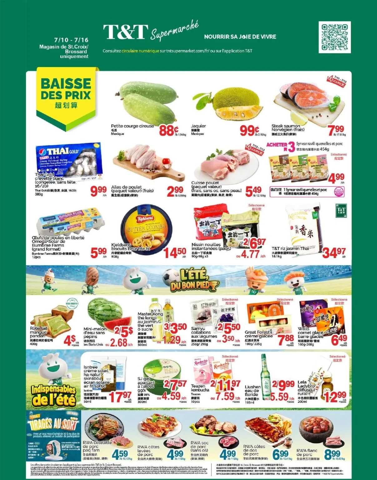 Page 1 de la circulaire Supermarché T&T