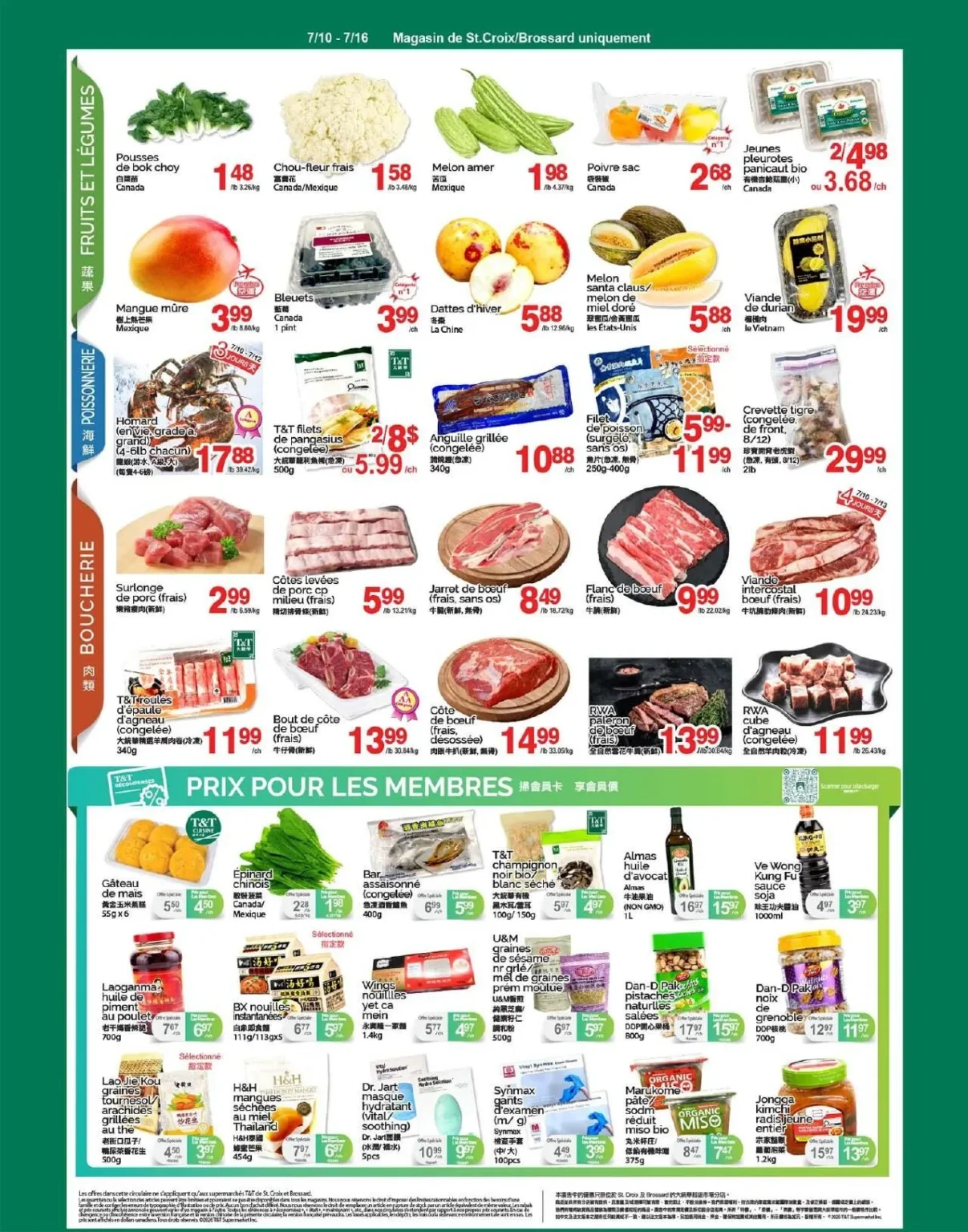 Page 2 de la circulaire Supermarché T&T