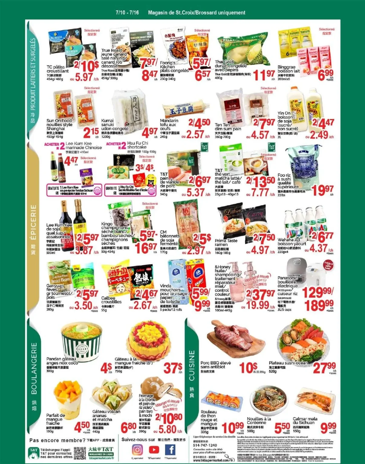 Page 3 de la circulaire Supermarché T&T