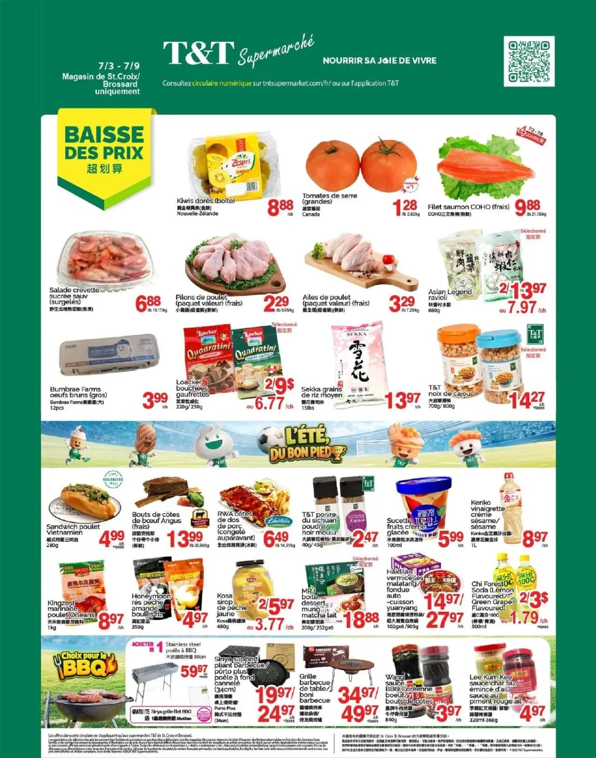 Page 1 de la circulaire Supermarché T&T