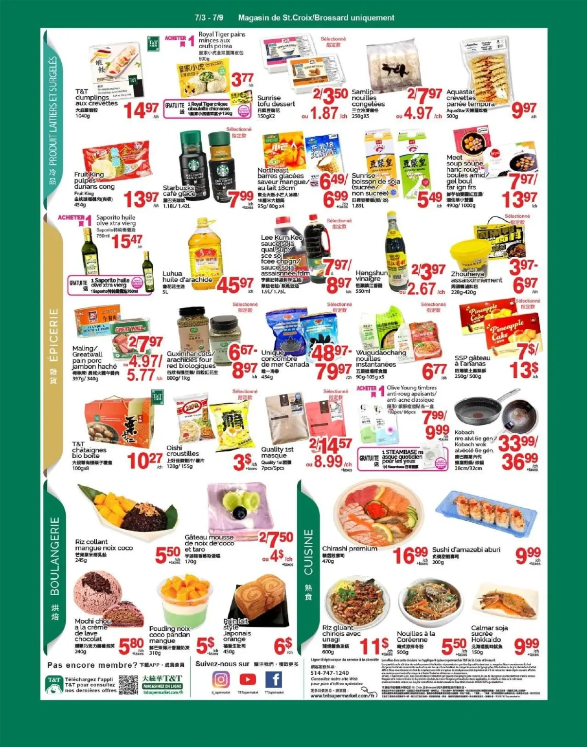 Page 3 de la circulaire Supermarché T&T