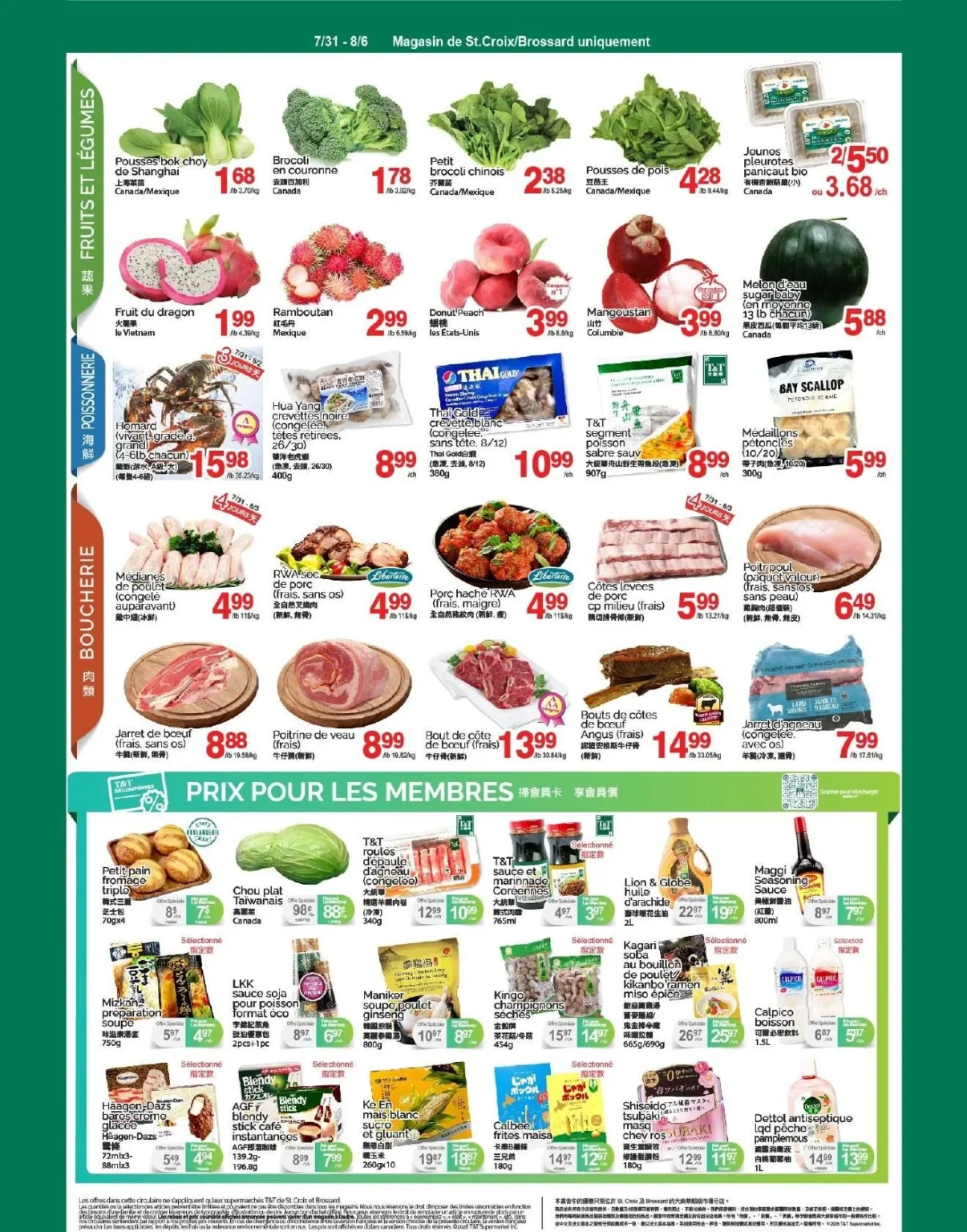 Page 2 de la circulaire Supermarché T&T