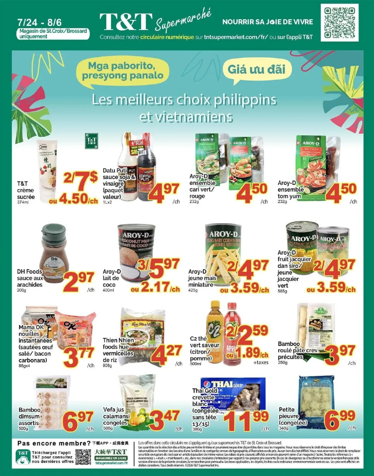 Page 3 de la circulaire Supermarché T&T