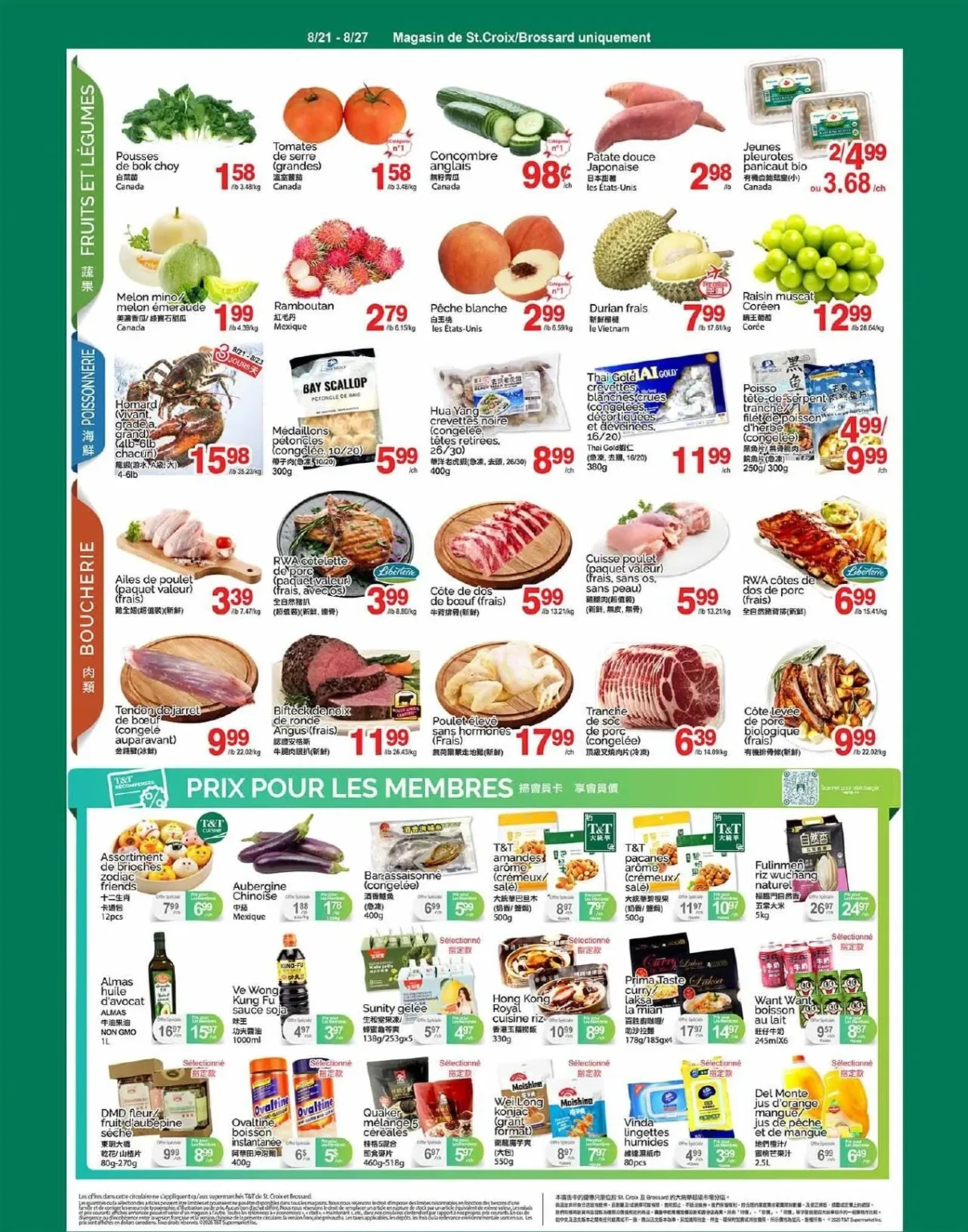 Page 2 de la circulaire Supermarché T&T