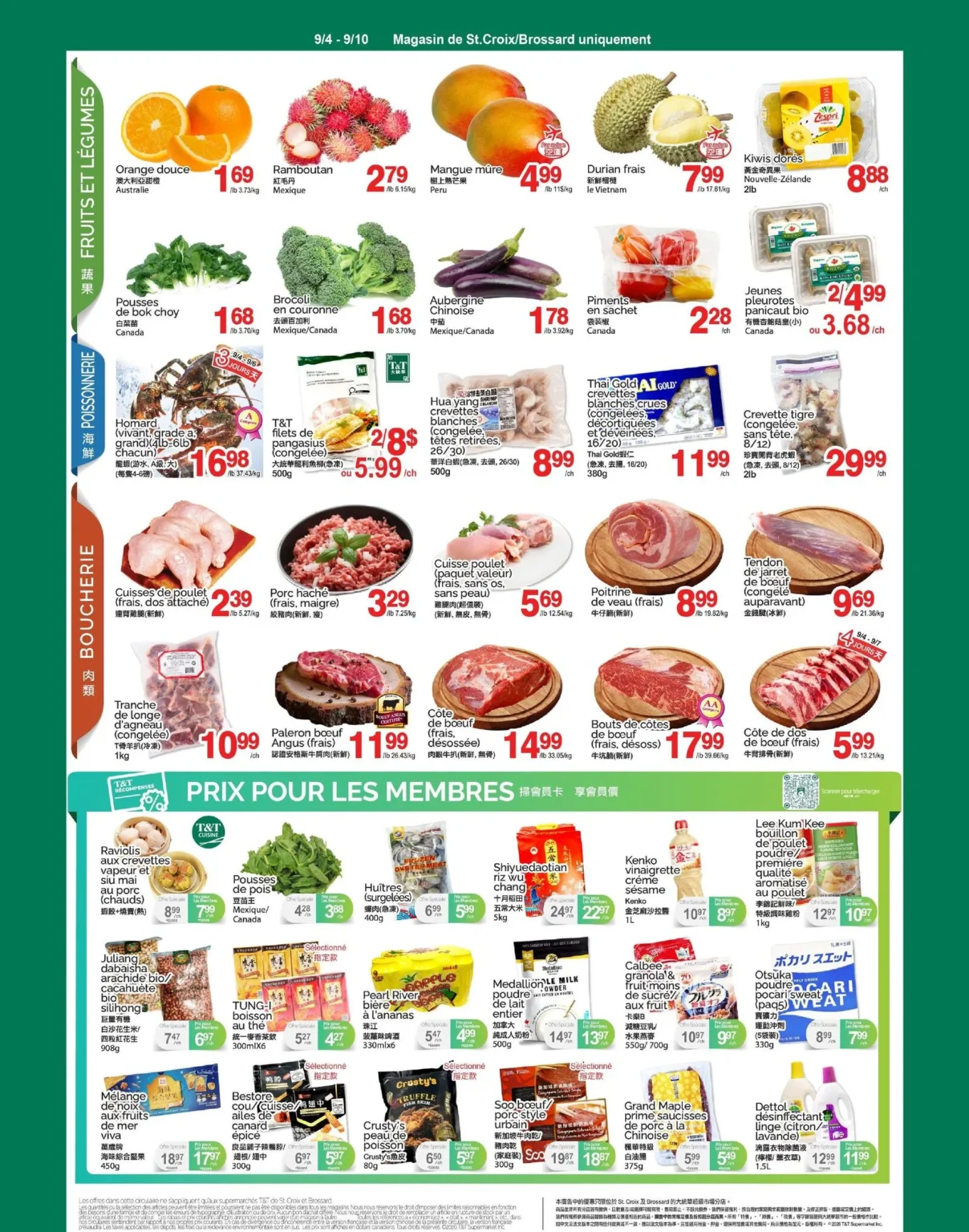 Page 2 de la circulaire Supermarché T&T