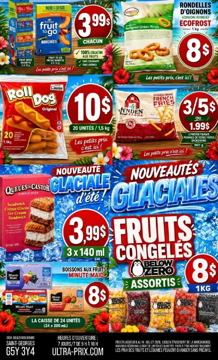 Page 2 de la circulaire Ultra Prix L’EntrepôT