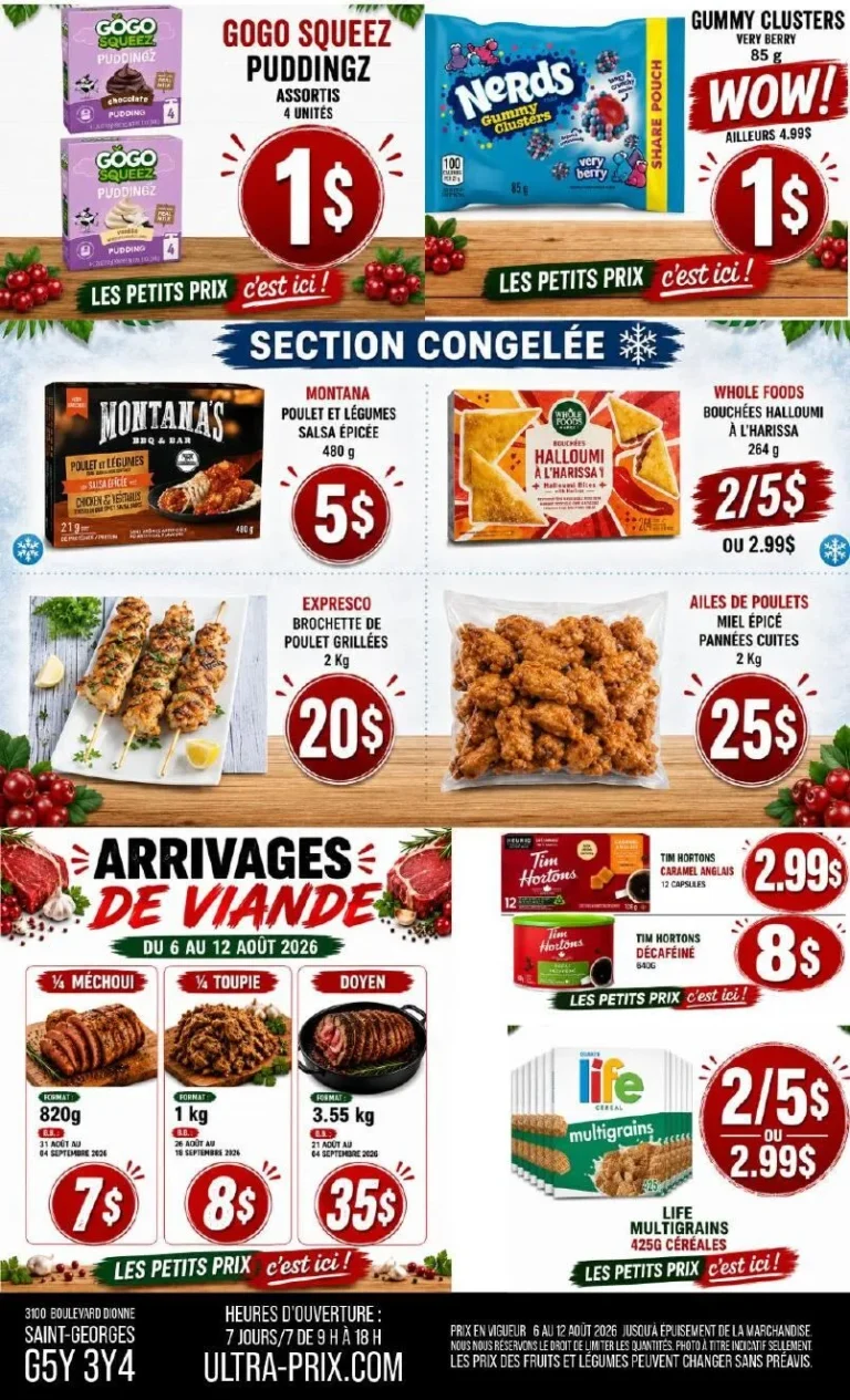 Page 1 de la circulaire Ultra Prix L’Entrepôt