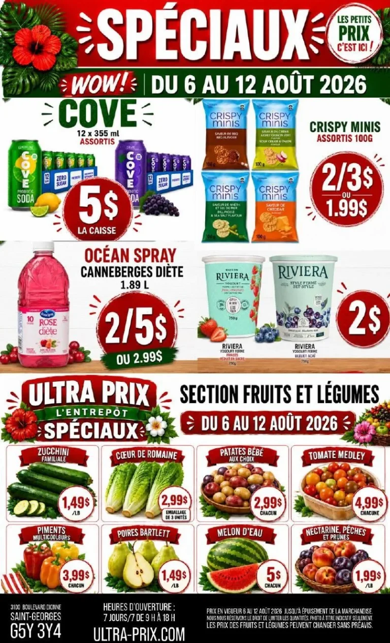 Page 2 de la circulaire Ultra Prix L’Entrepôt