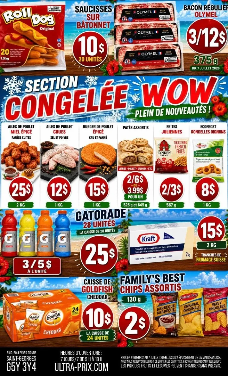 Page 2 de la circulaire Ultra Prix L’EntrepôT