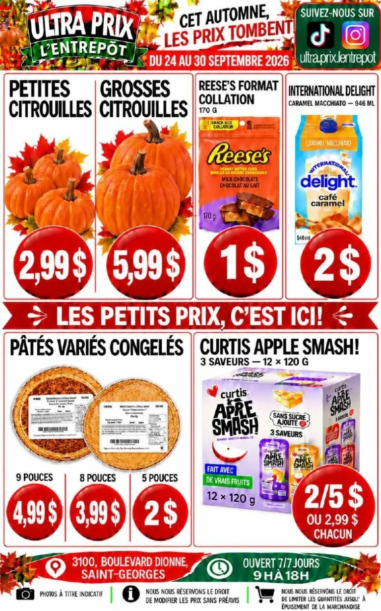 Page 2 de la circulaire Ultra Prix L’Entrepôt