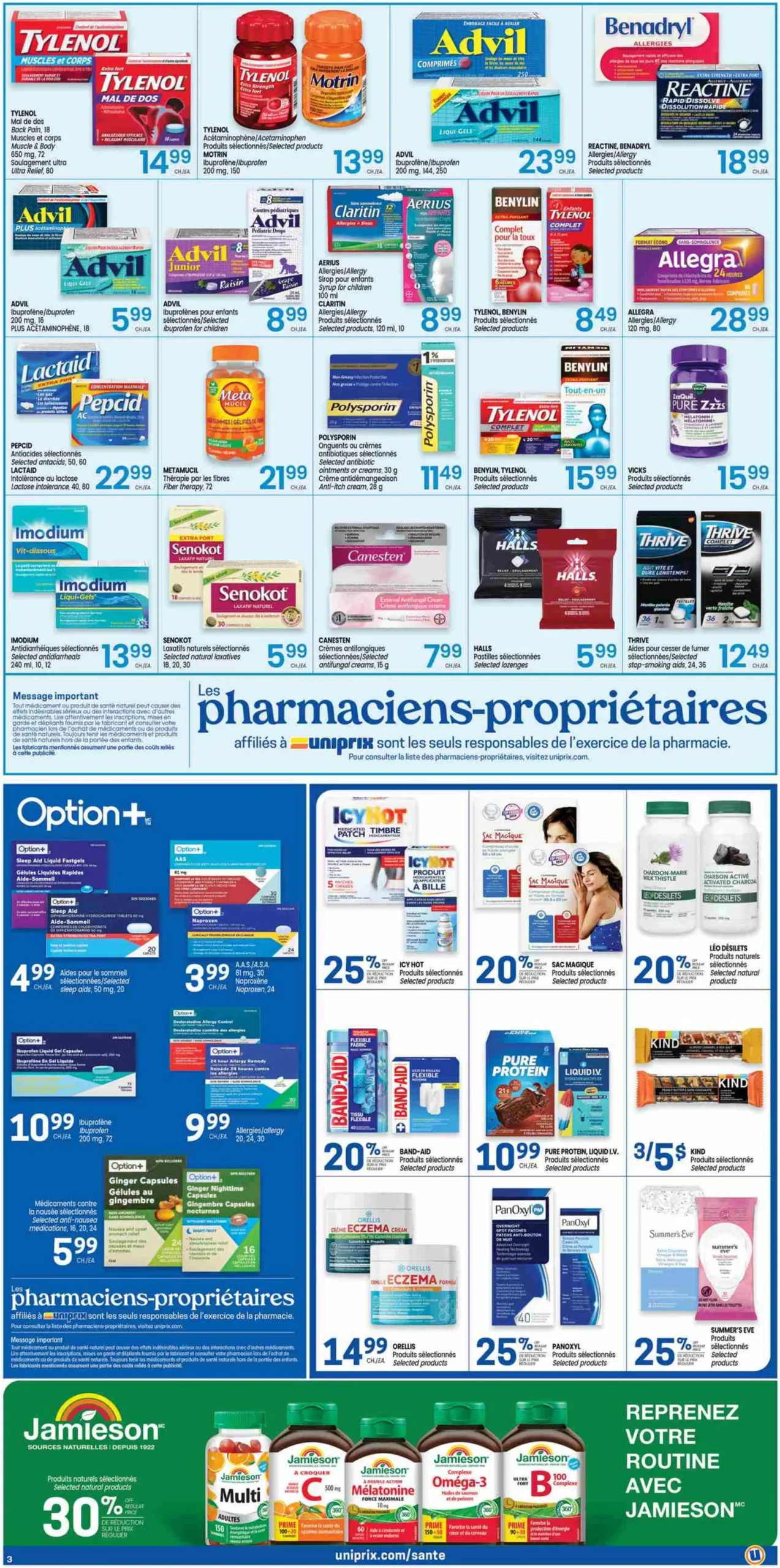 Page 3 de la circulaire Uniprix