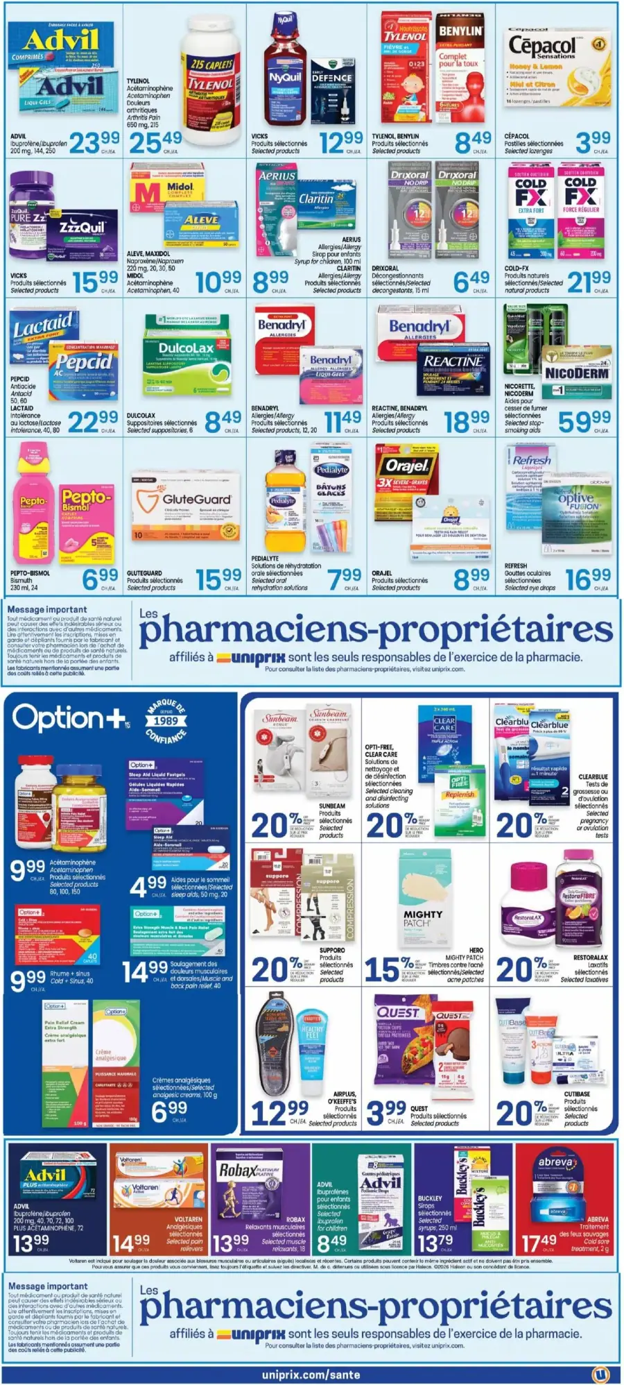 Page 3 de la circulaire Uniprix