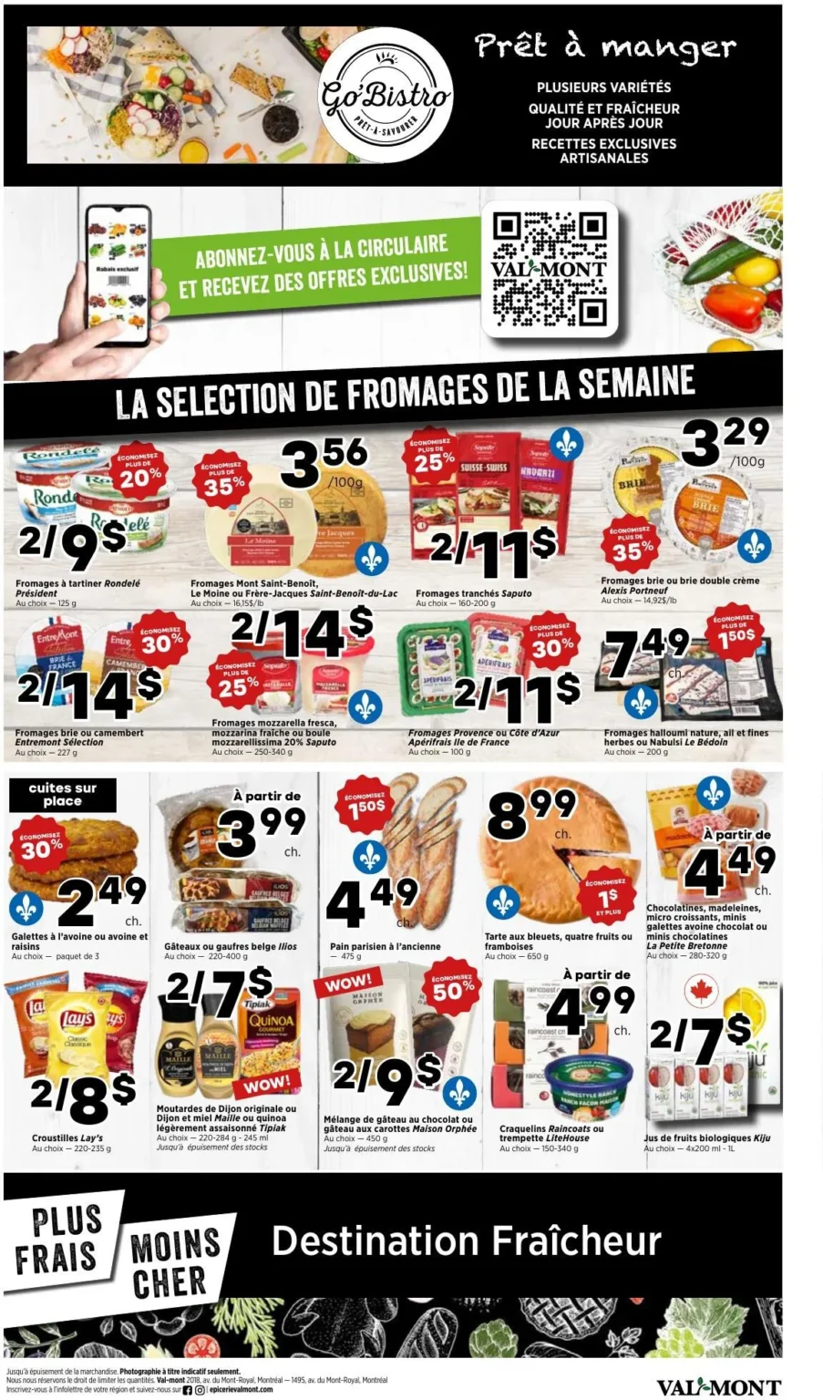 Page 3 de la circulaire Val-Mont
