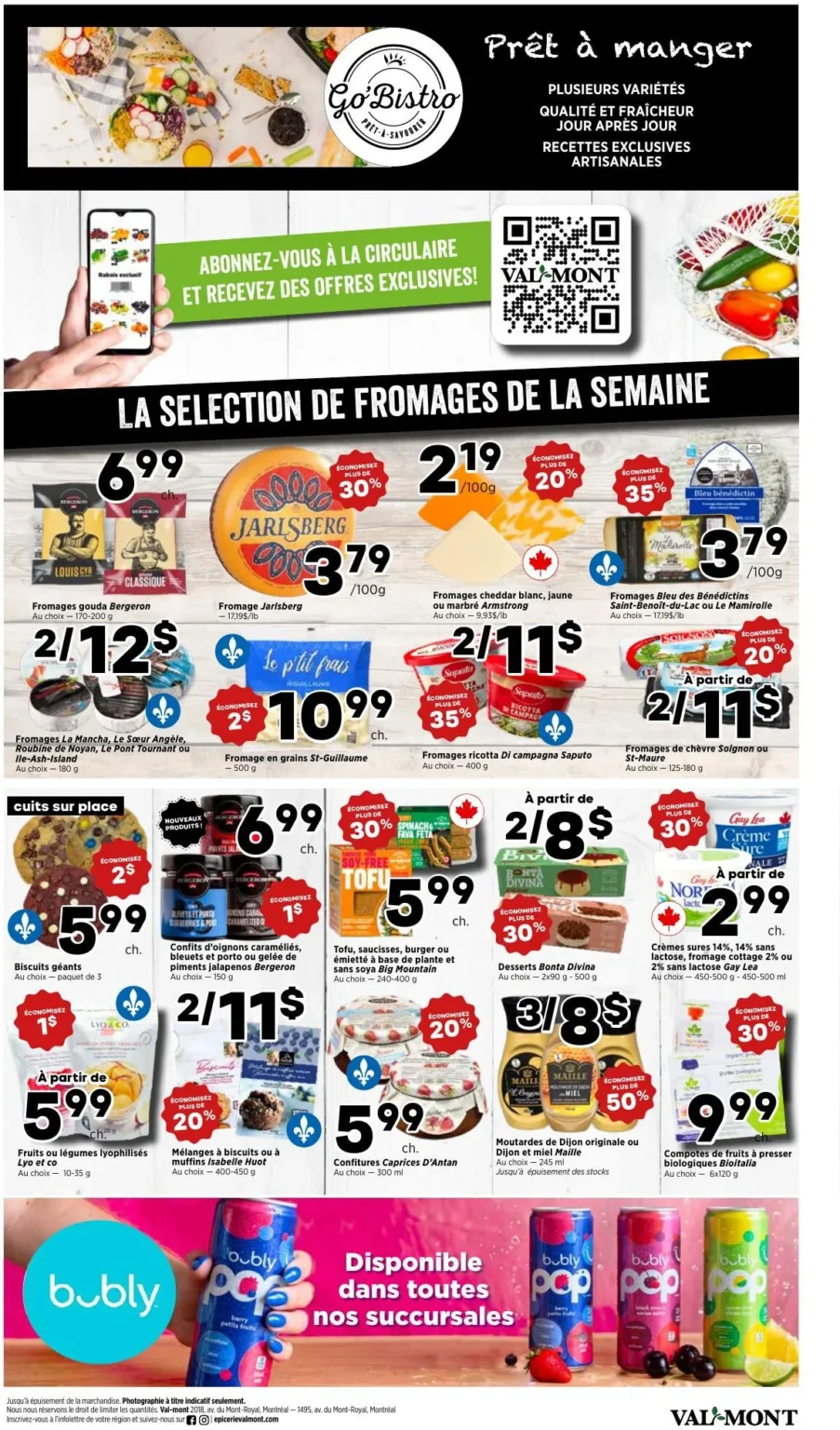 Page 3 de la circulaire Val-Mont