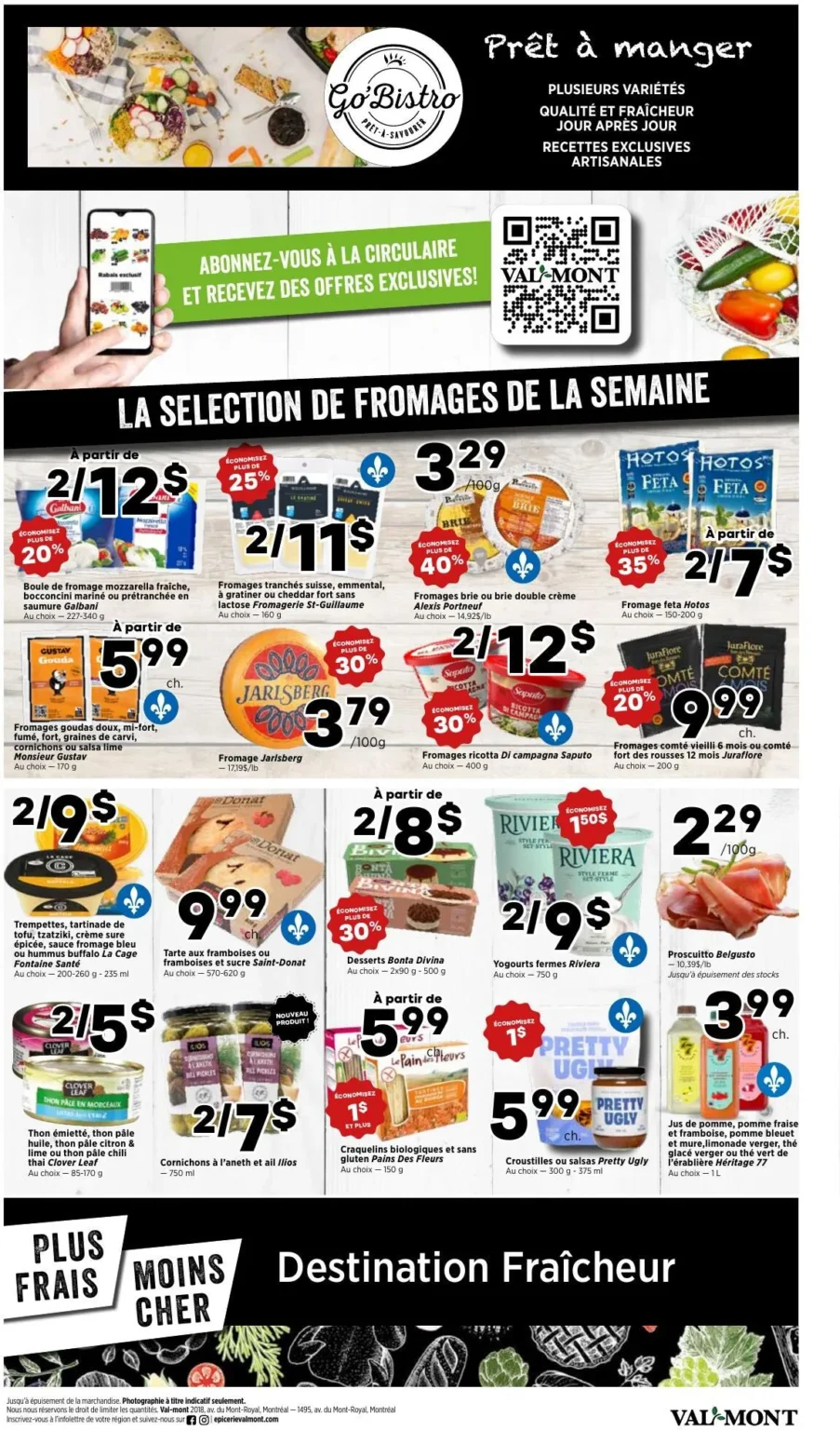 Page 3 de la circulaire Val-Mont