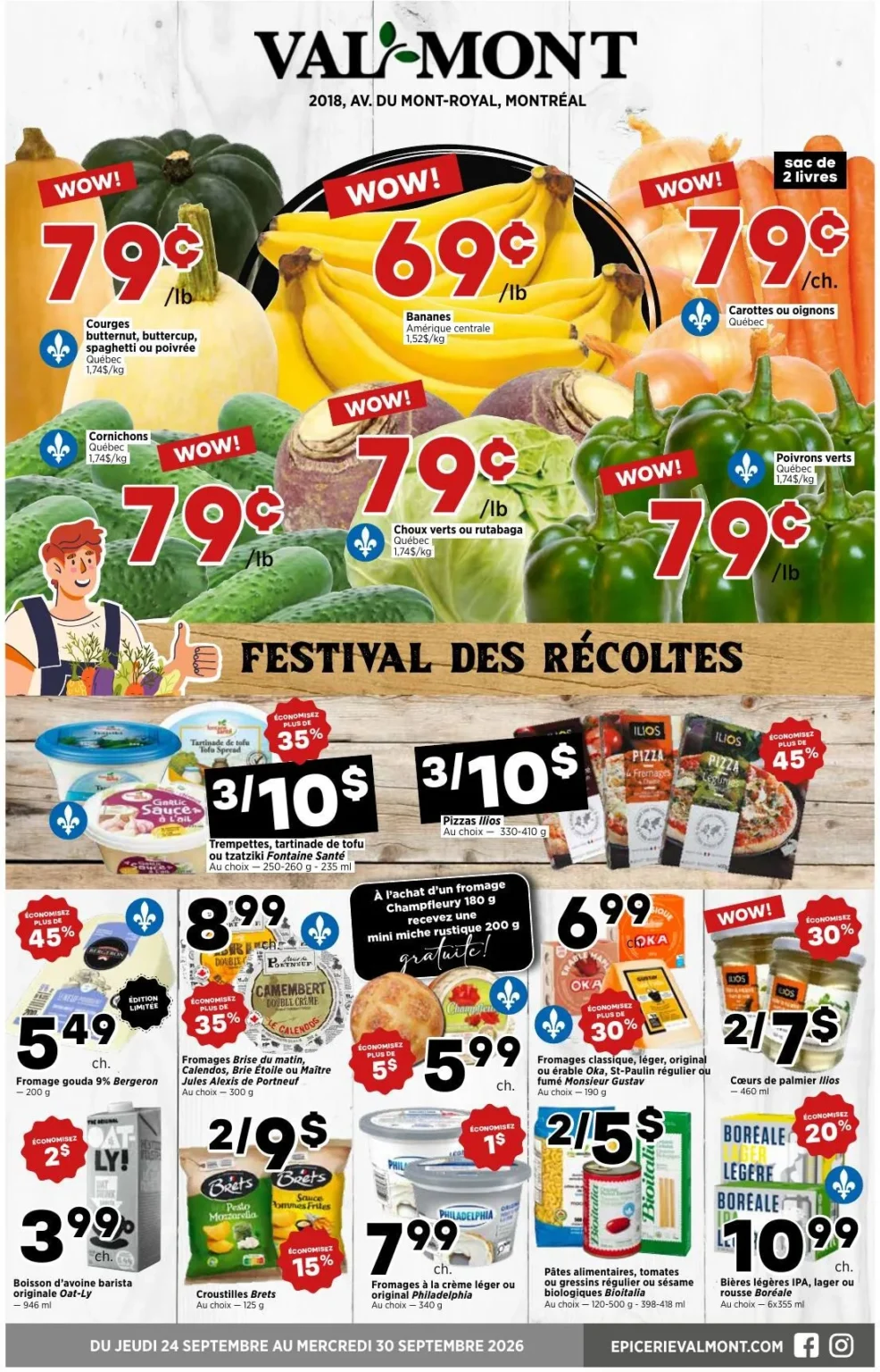 Page 1 de la circulaire Val-Mont
