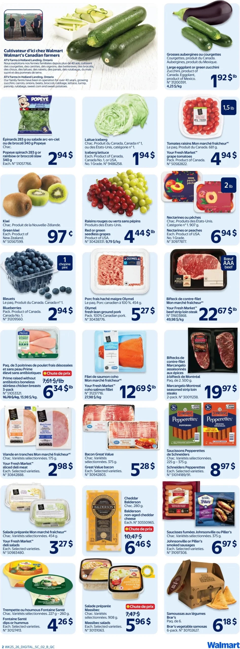 Page 2 de la circulaire Walmart